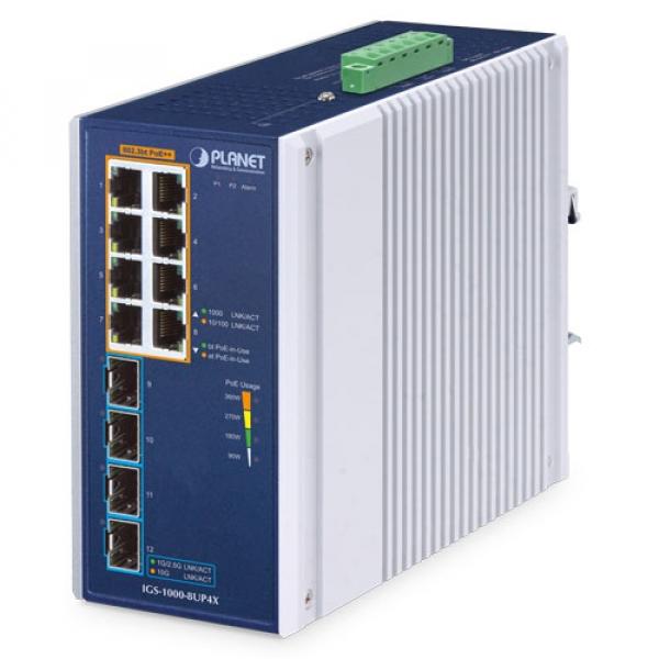 8T IGS-1000-8UP4X Planet PoE switch [19541]