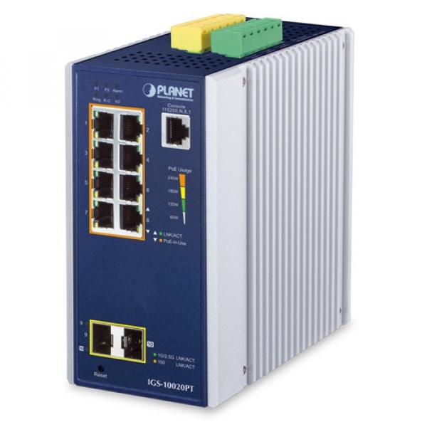8T IGS-10020PT Planet PoE switch [19564]