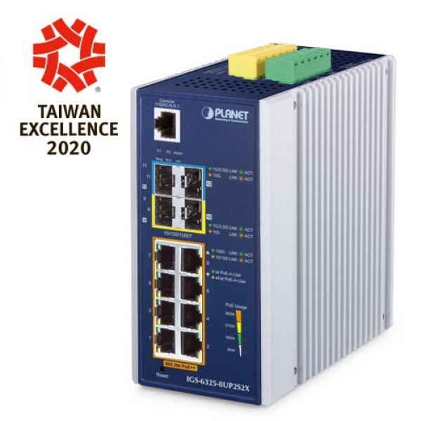 8T2X IGS-6325-8UP2S2X Planet PoE switch [19582]