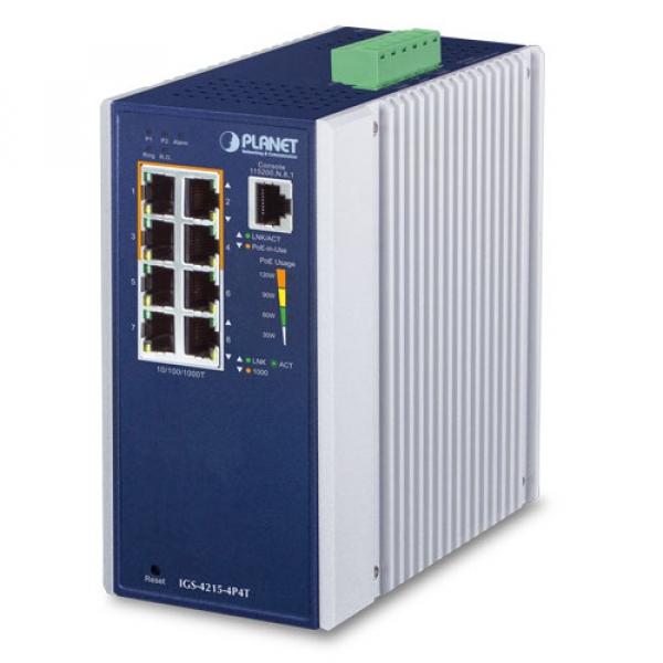 8T IGS-4215-4P4T Planet PoE switch [19632]