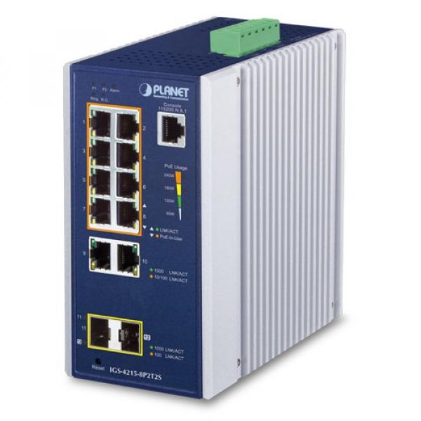 10T2X IGS-4215-8P2T2S Planet PoE switch [19640]