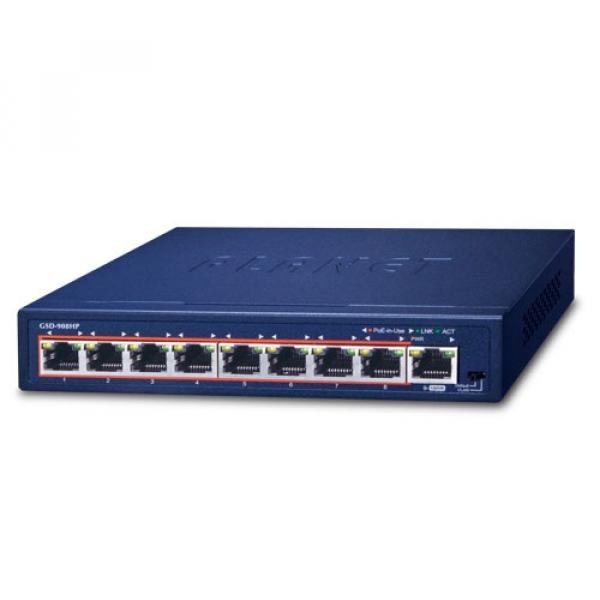 GSD-908HP PlanetPoE switch [19739]