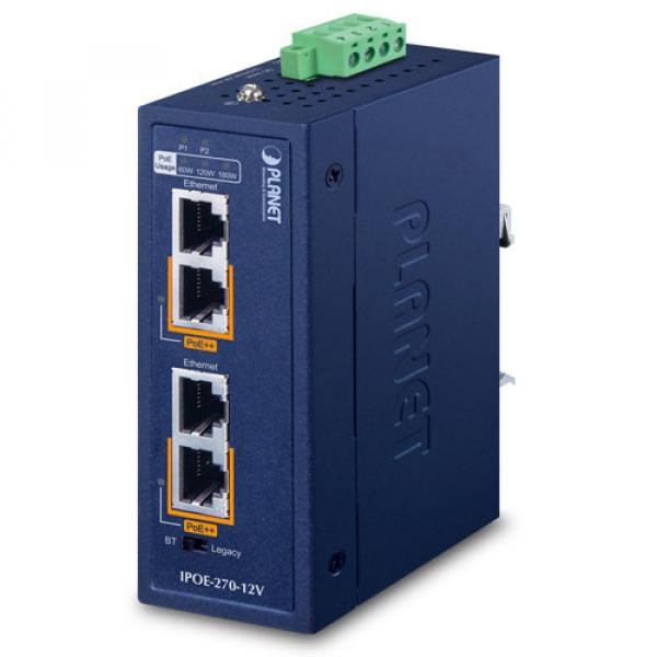 2T IPOE-270-12V Planet PoE tápegység [19946]